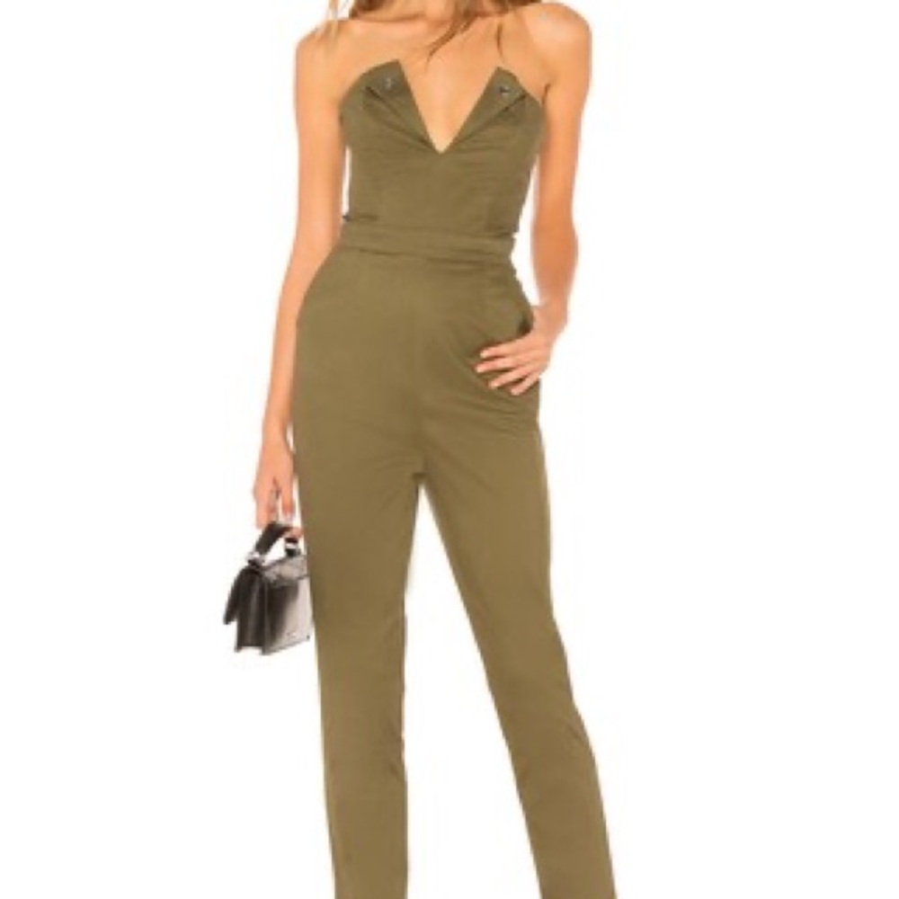 Olive Green Women's Jumpsuit